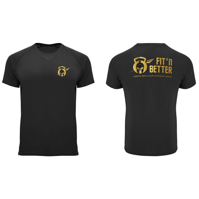 T-Shirt Technique de Sport Fit 'N Better à Manches Courtes : Conçu pour la Performance et le Confort