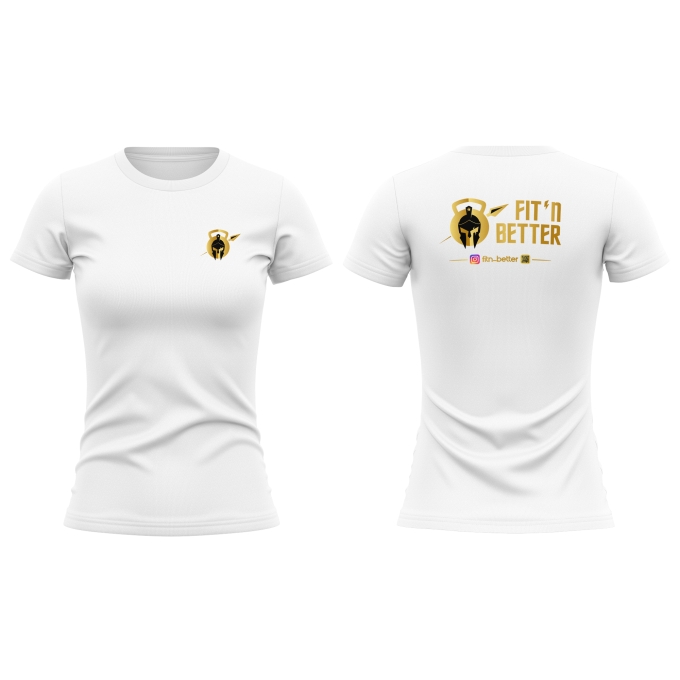 T-Shirt Femme PREMIUM Blanc Fit'N Better